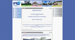 Desktop Screenshot of hopital-stjames.fr